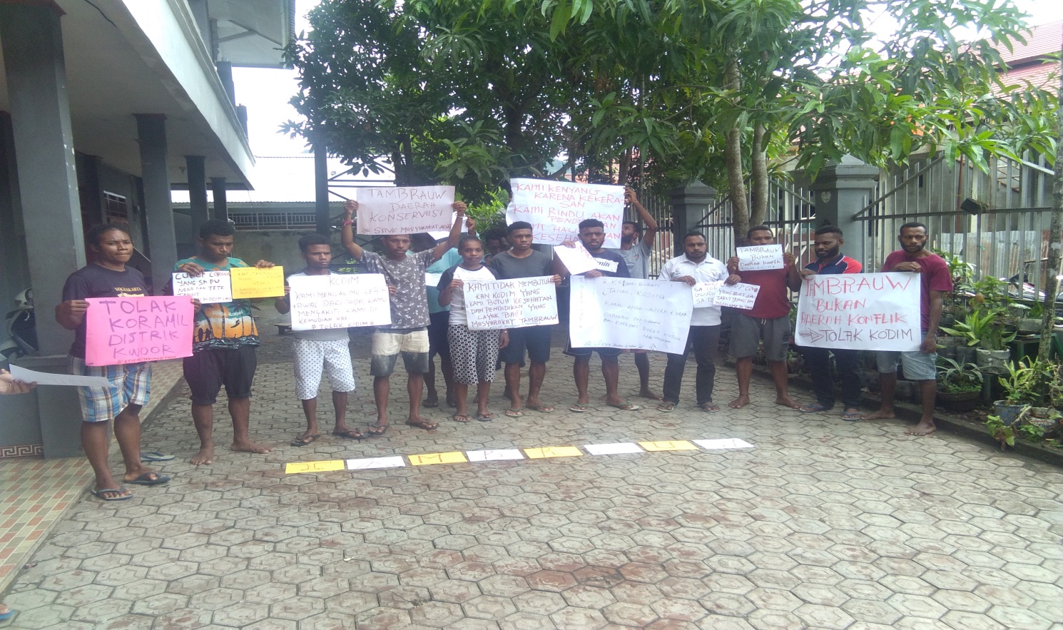 Respon Mahasiswa Tambrauw  di Jayapura Terkait Pembangunan 